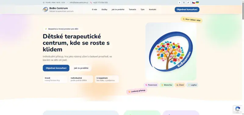 Dětské terapeutické centrum – BoBo Centrum